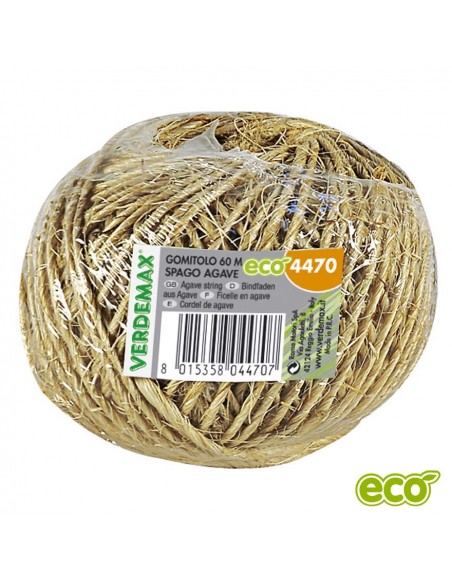 SPAGO DI AGAVE GOMITOLO METRI 60 VERDEMAX