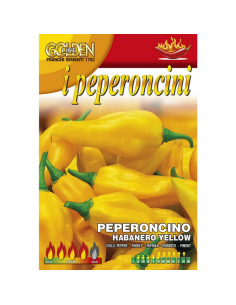 SEMI PEPERONCINO HABANERO GIALLO
