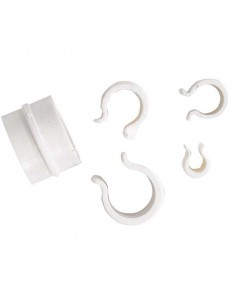 CLIPS PER FISSAGGIO TELI IN PVC DIMENSIONI 10MM 20PZ