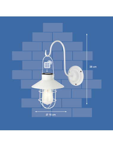 LED SOLARE 'Lanterna' - WHITE