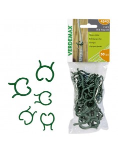 CLIPS PER PIANTE BUSTA PEZZI 50 3 MISURE ASSORTITE