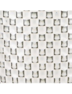 COPRIVASO CERAMICA DAAN WHITE - H20,5XD21,5 cm 2