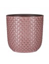 COPRIVASO CERAMICA DAAN PINK - H20,5XD21,5 cm