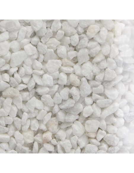 Pietre Decorative color BIANCO - Granulato 2-3 mm per vasi