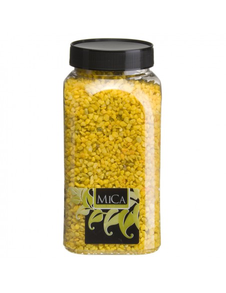 Pietre decorative color giallo - Granulato 2-3 mm per vasi