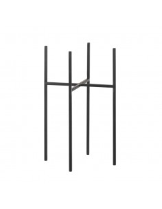 SCOTT PLANT STAND BLACK - L16XW16XH35CM
