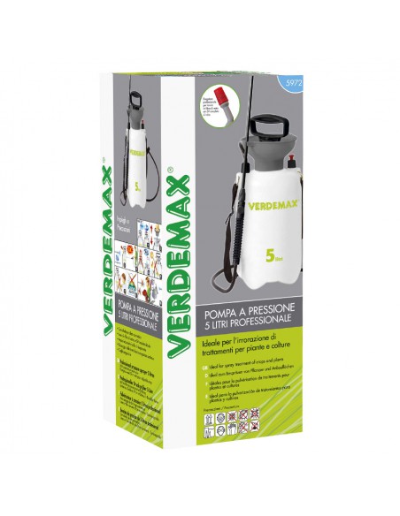 POMPA A PRESSIONE MANUALE 5 LITRI VERDEMAX