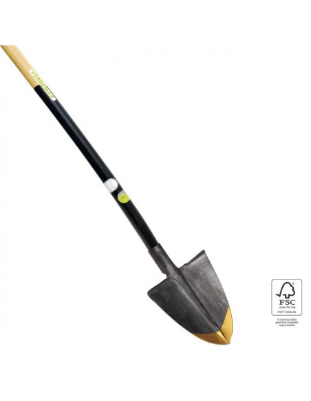 VANGA A PUNTA CON MANICO IN LEGNO LUNGH. 130CM