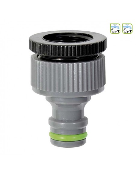 RACCORDO RUBINETTO PER TUBO IRRIGAZIONE 1/2 - 3/4"