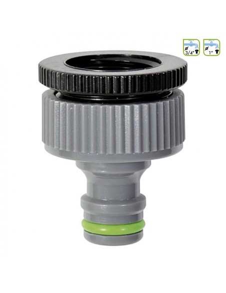 RACCORDO RUBINETTO PER TUBO IRRIGAZIONE 3/4"-1"