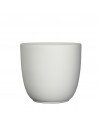 COPRIVASO CERAMICA TUSCA WHITE MATT - H13XD13,5 cm