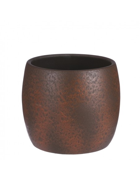 COPRIVASO LESTER RUST STONE  H18XD20CM
