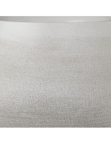 COPRIVASO CERAMICA DOURO WHITE - H15XD18 cm