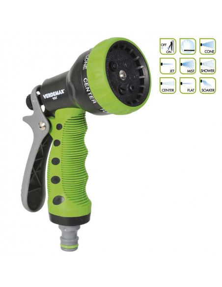 PISTOLA A DOCCIA 7 GETTI IMPUGNATURA ERGONOMICA