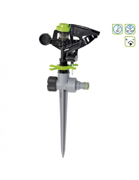IRRIGATORE PULSANTE PLASTICA 360° O SETTORE
