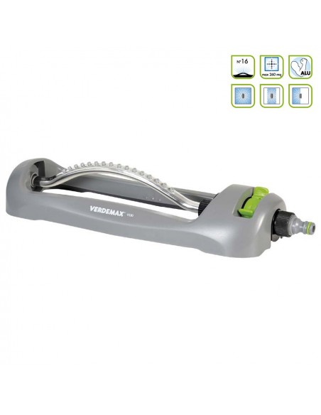 IRRIGATORE OSCILLANTE 16 UGELLI GRIGIO - VERDEMAX