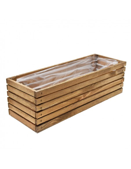 CASSETTINA PORTAVASO IN LEGNO 44X15X13.5 CM