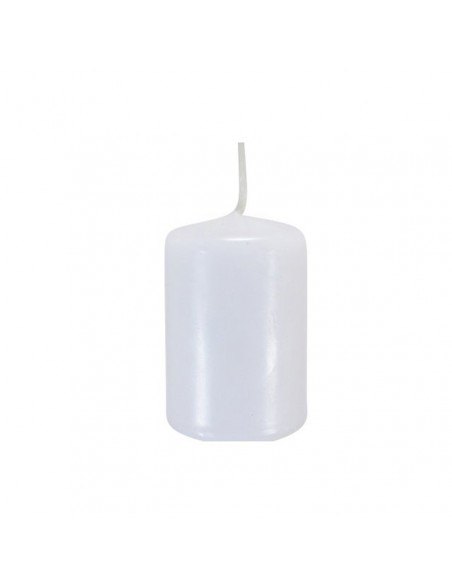 CANDELA MOCCOLO BIANCO h.12 Cm  (Durata 40 ore)
