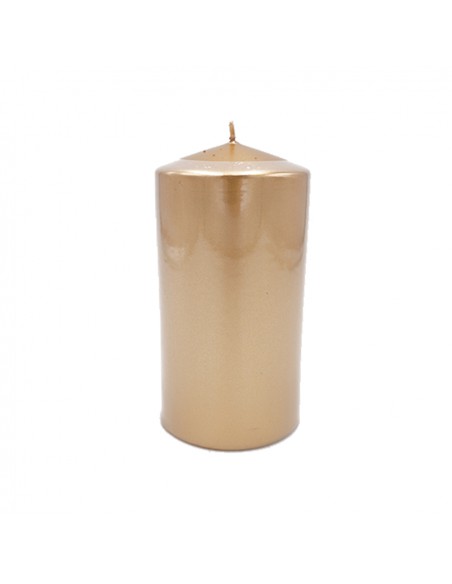CANDELA MOCCOLO ORO H. 15 Cm (Durata 69 Ore)