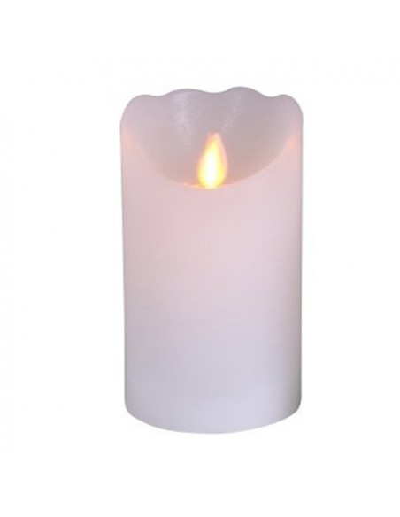 Candela led con fiamma oscillante, CON TIMER D. 7,5 Cm X H. 15 Cm