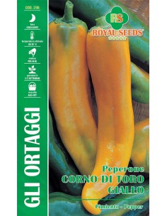 SEMI PEPERONE CORNO DI TORO GIALLO