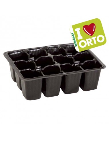 SEMENZAIO IN PLASTICA5 PEZZI-12 CELLETTE VERDEMAX