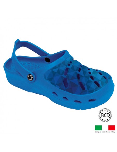 CIABATTE DA GIARDINO FORATO BLU MISURA 27-28