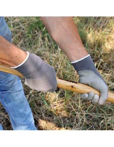 GUANTI DA  GIARDINO IN PU+POLIESTERE MISURA L