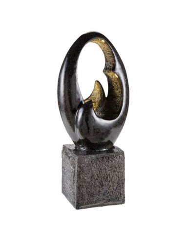 FONTANA "FIGURA ASTRATTA" CON TRASFORMATORE IN POLIRESINA DA ESTERNO L25.00-W33.00-H79.00CM-6L