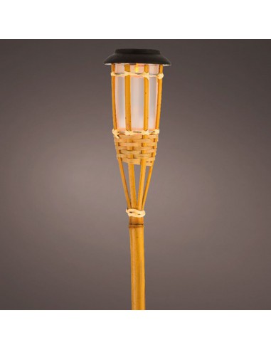 ILLUMINAZIONE TORCIA EFFETTO FIAMMA DI BAMBU' DIA9.00-H54.00CM-1L