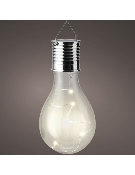 ILLUMINAZIONE LUCE SOLARE DA GIARDINO FISSA DIA8.00-H14.00CM-4L