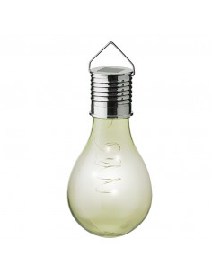 ILLUMINAZIONE LUCE SOLARE DA GIARDINO FISSA COLORE LAMPADINA DIA8.00-H BLU14.00CM-4L GIALLA