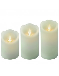 CANDELA EFFETTO FIAMMA ONDULANTE A LED BIANCO 2