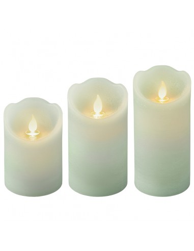 CANDELA EFFETTO FIAMMA ONDULANTE A LED BIANCO