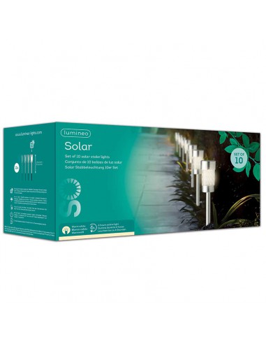ILLUMINAZIONE PALETTO INOX SOLARE LUCE FISSA