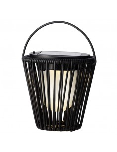 LAMPADA SOLARE IRON FIXED NERO D 15-H15.00 CM
