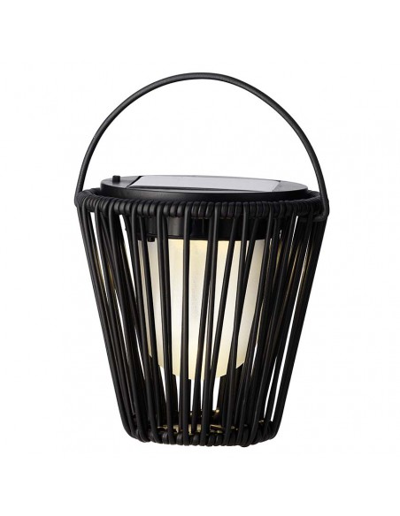 LAMPADA SOLARE IRON FIXED NERO D 15-H15.00 CM