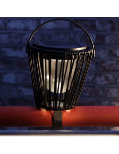 LAMPADA SOLARE IRON FIXED NERO D 15-H15.00 CM 2