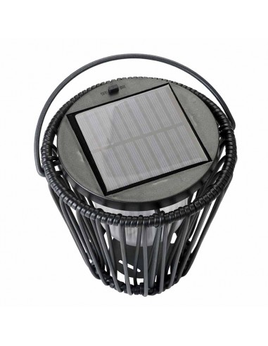 LAMPADA SOLARE IRON FIXED NERO D 15-H15.00 CM