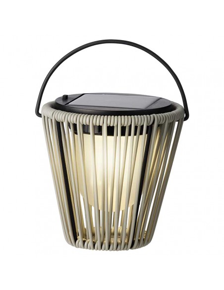LAMPADA SOLARE IRON FIXED BIANCO D 15-H15.00 CM