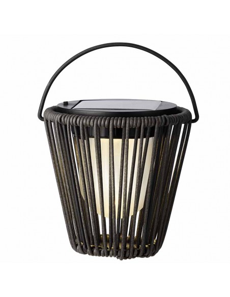LAMPADA SOLARE IRON FIXED GRIGIO D 15-H15.00 CM
