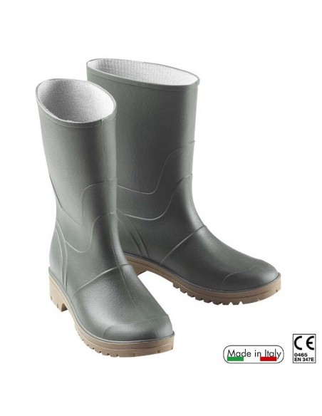 STIVALI ADULTO A TRONCHETTO MISURA 42 IN PVC