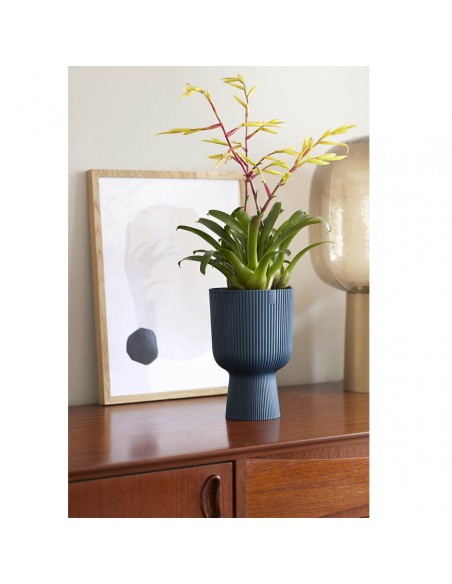 VASO A COPPA VIBES FOLD - ELHO COLORE BLU 14 CM