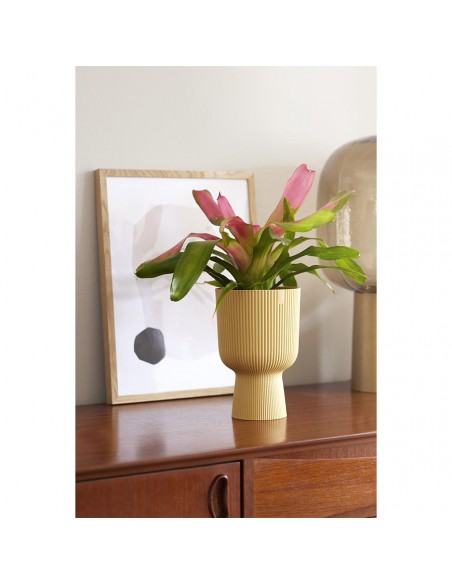 VASO A COPPA VIBES FOLD - ELHO COLORE GIALLO 14 CM