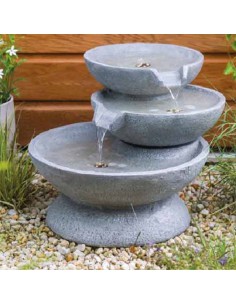 FONTANA DA ESTERNO A LED 3 CIOTOLE  43X54X38CM 2