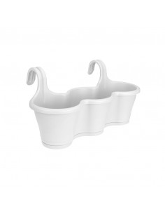 FIORIERA DA RINGHIERA VASO CORSICA TRIO - BIANCO