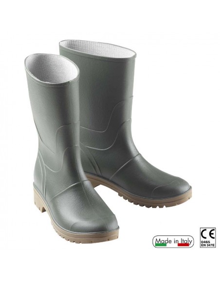 STIVALI ADULTO A TRONCHETTO MISURA 45 IN PVC