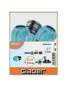 RACCORDO 3/4" - FIL F. 1" CLABER 2