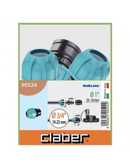 RACCORDO 3/4" - FIL F. 1" CLABER