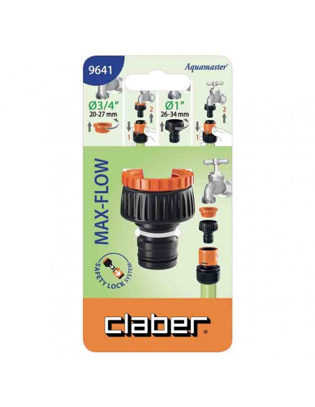 PRESA RUBINETTO 1"- RIDUZIONE 3/4" MAX FLOW CLABER